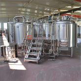 Βιομηχανικό σύστημα ζύμωσης 2000L Εξοπλισμός ζύθου 3 Παραγωγός σκευών